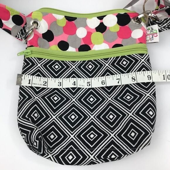 Artisan Hand Crafted Colorful Fabric Crossbody Bag NWT - Picture 6 of 13